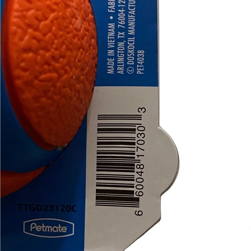 Chuck It Ultra Ball Size Large Orange Blue Floats Ultra Bounce